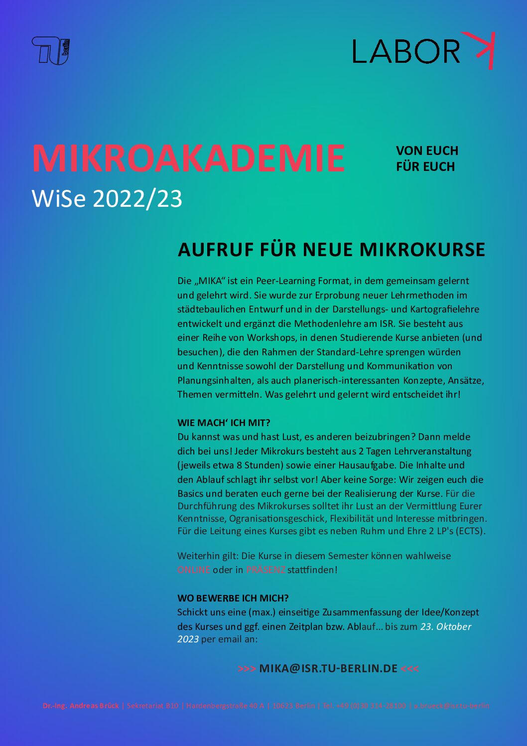 Aushang MIKA WiSe 2223